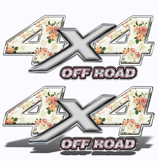 Victorian Rose 4x4 Decals