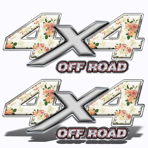 Victorian Rose 4x4 Decals
