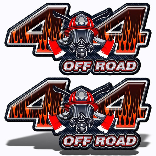 Fire Fighter 4x4 Decals - Speed Demon Wraps