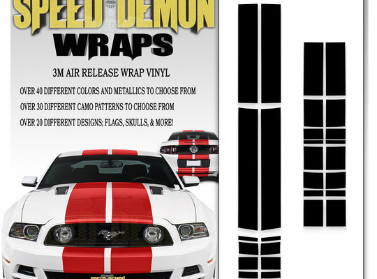 Mustang GT Stripes Red 2013-2014