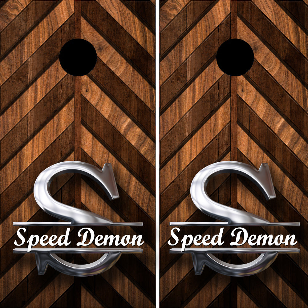 Personalized-Wood-chevron-Flag-Monogramed-Cornhole-Wrap