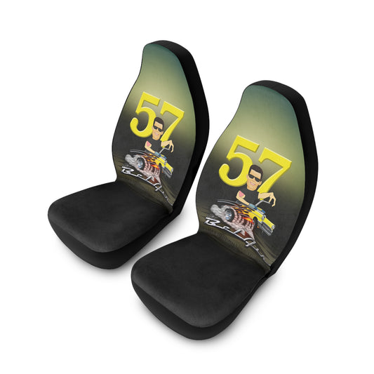 Custom Hot Rod Caricature Seat Covers Chevy Bel Air
