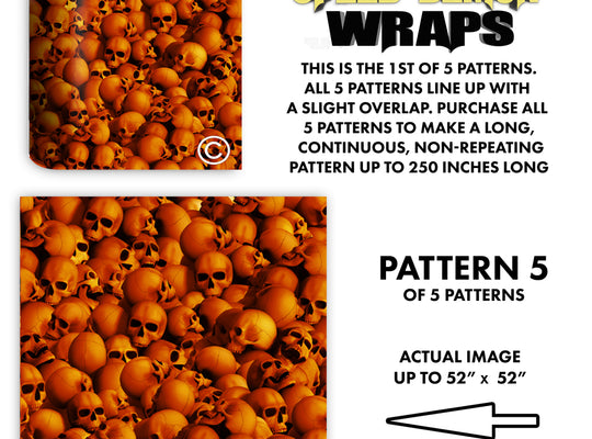 Wall Of Skulls Vinyl Wrap