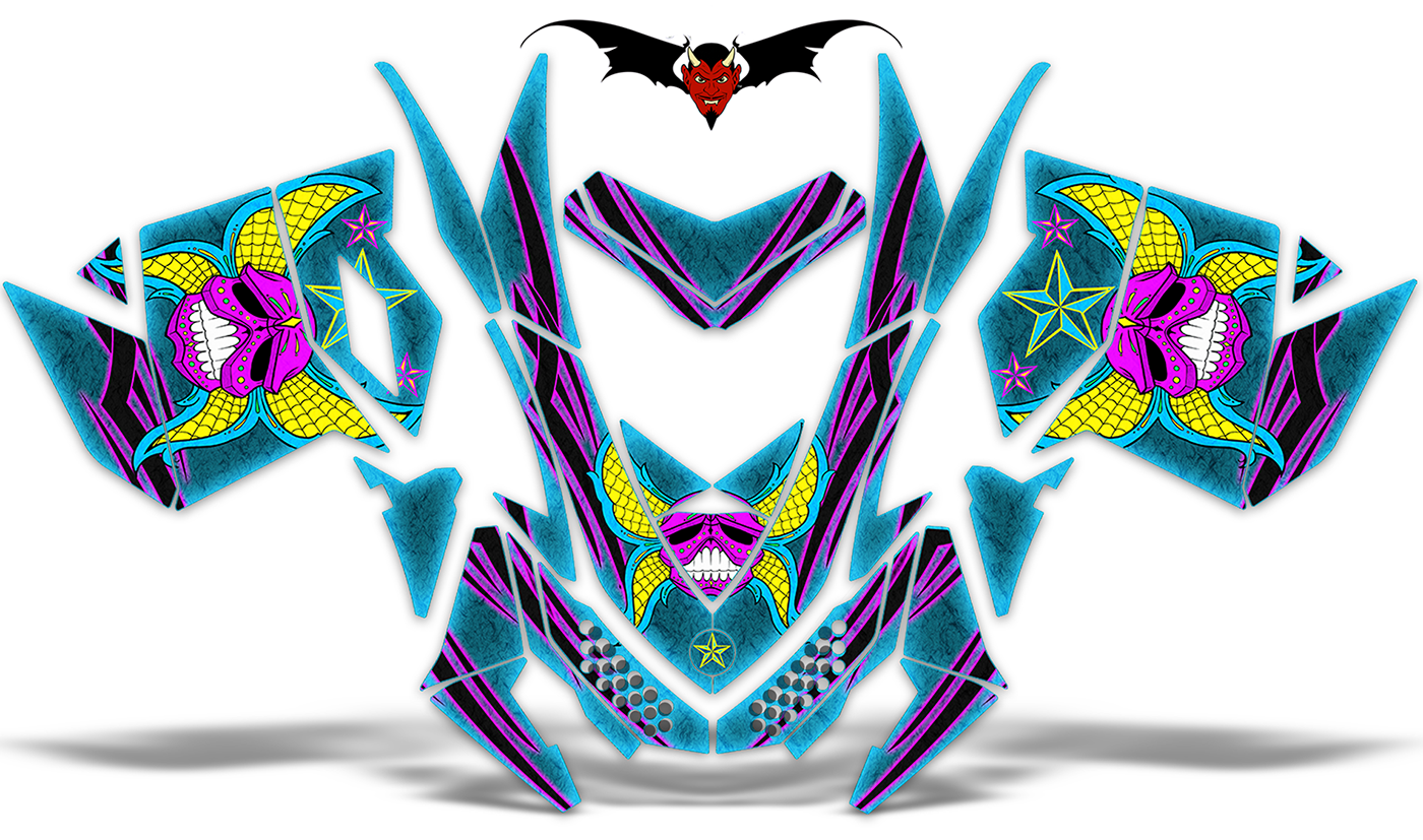 Sled Wrap Kits SKi-Doo Tattoo