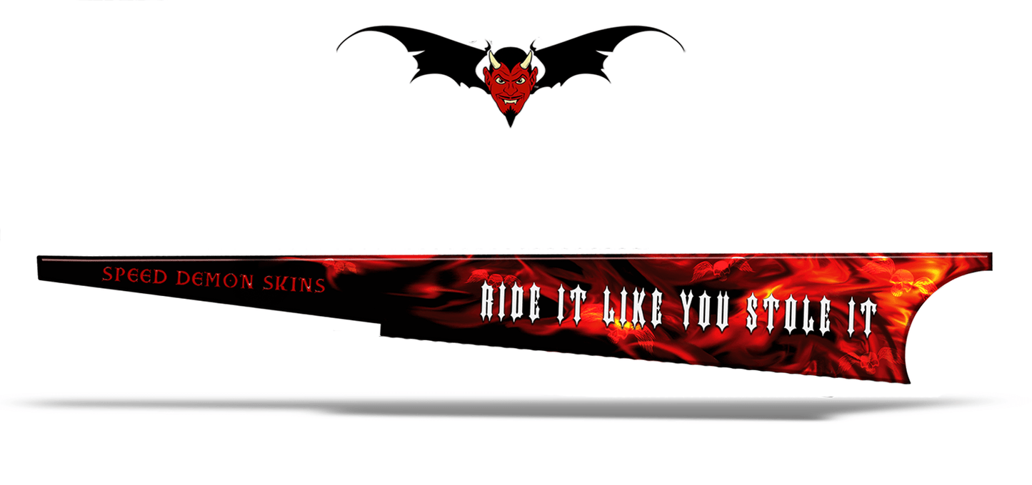 Sled Side Tunnle wraps Red Baron