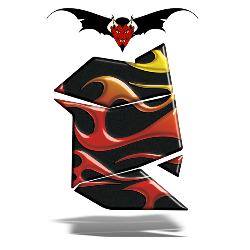 Sled Side panels wraps SKi-Doo Hot Rod