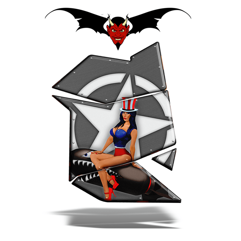 Sled Side panels wraps SKi-Doo PinUp