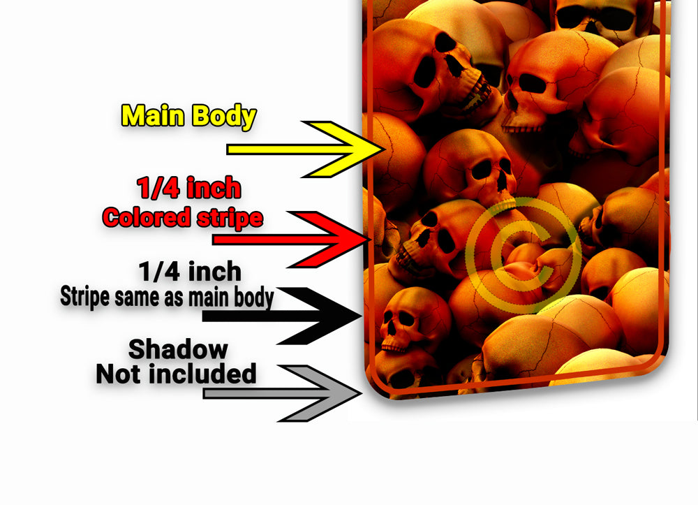 2010-2015 Camaro Stripes Hot Pink Skulls 2010-2015