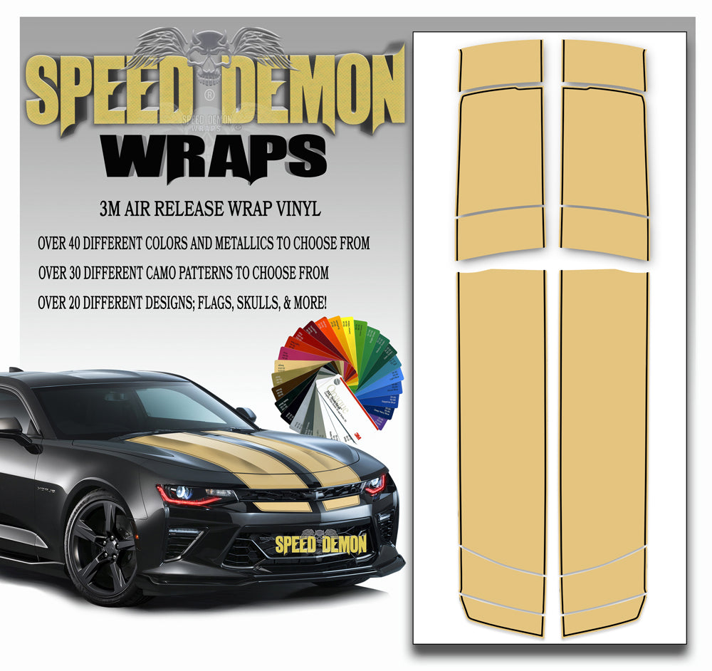Tan Camaro Stripes