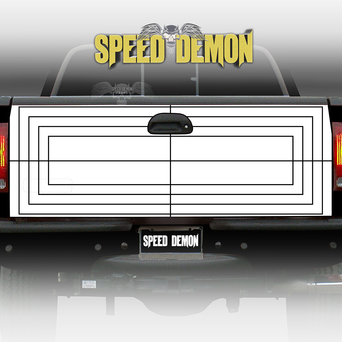 Design Your Own Tailgate Decal Online Hand Painted Rose Wood Template Lt Logo