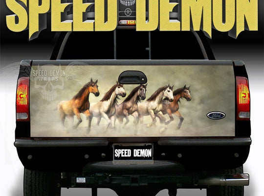 Wild Horses Tailgate Wraps