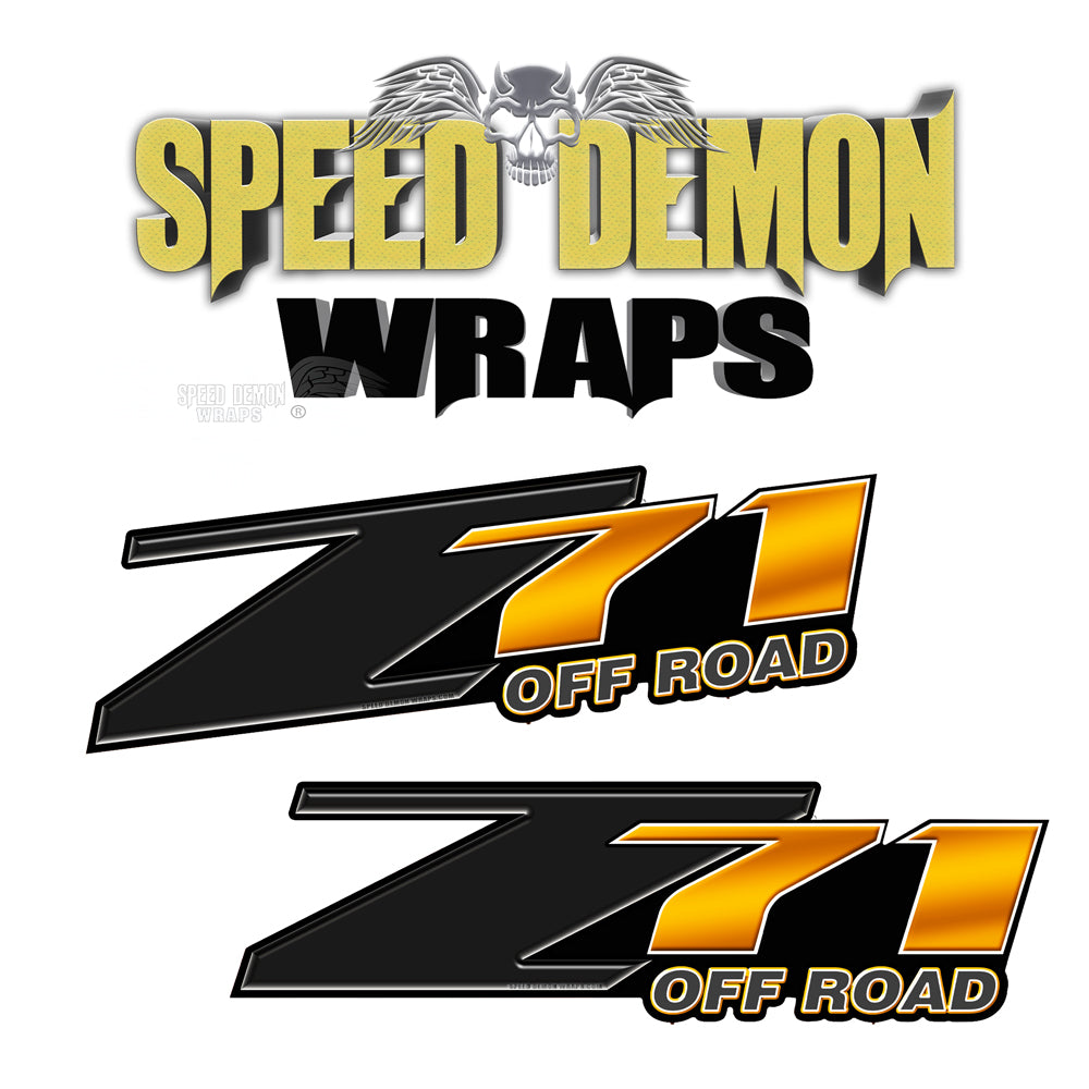 Z71-Offroad-Decals Orange