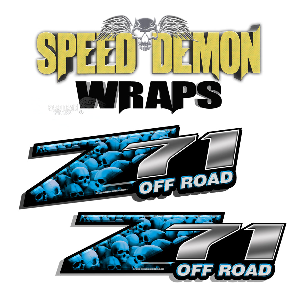 Skull Z71 Offroad Decals