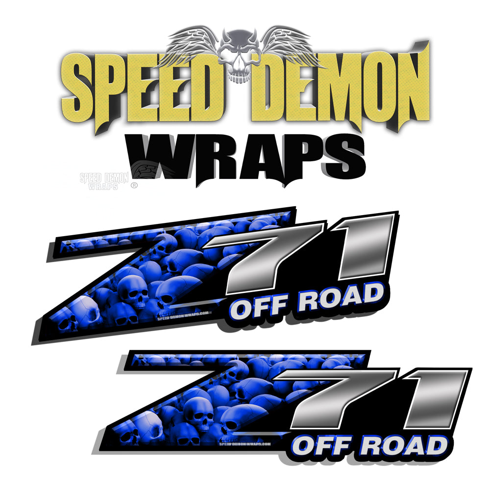 Skull Z71 Offroad Decals
