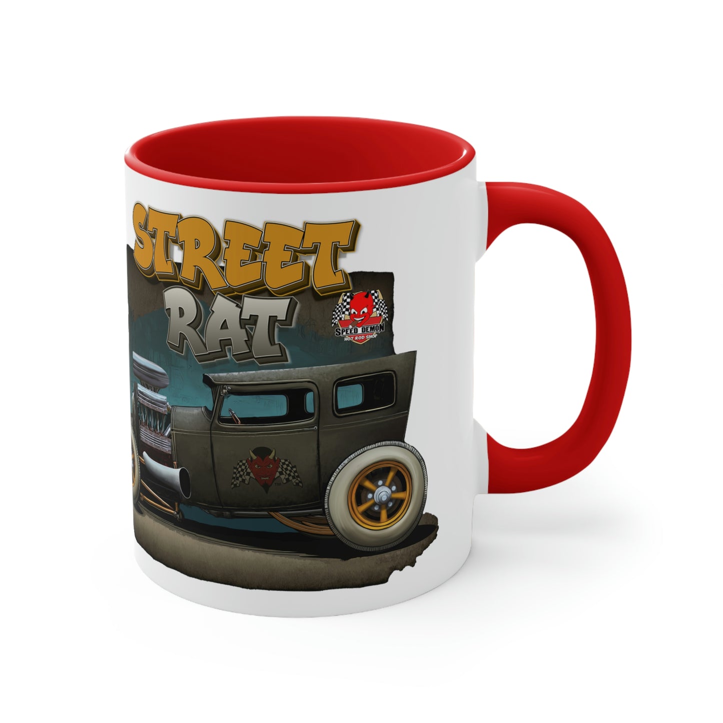 1929 Model T Rat Rod - Speed Demon Hot Rod Shop Accent Coffee Mug, 11oz C35502