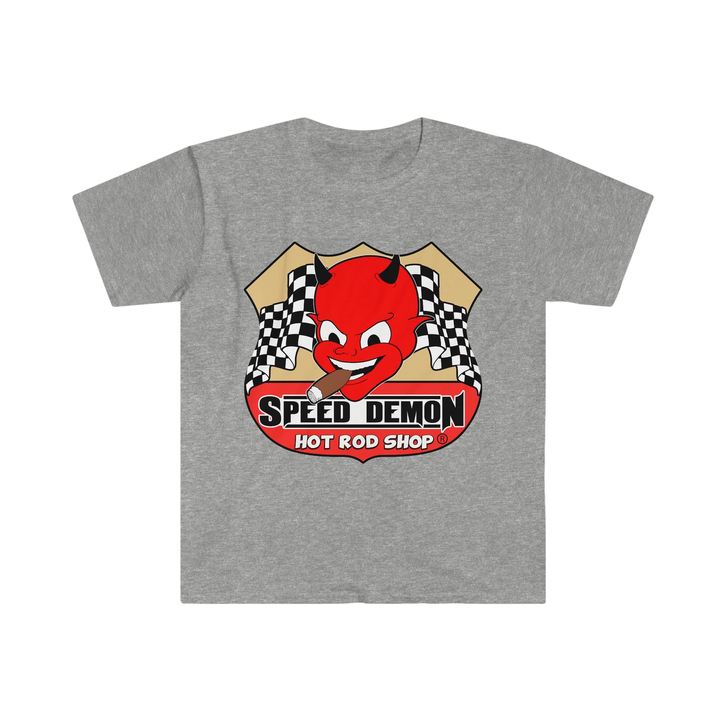 Speed Demon Hot Rod Shop Logo T-Shirt