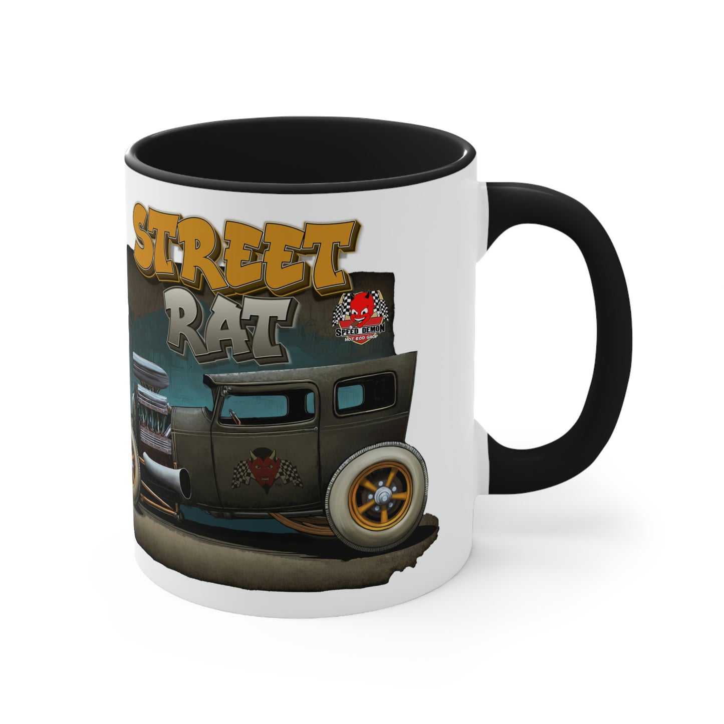 1929 Model T Rat Rod - Speed Demon Hot Rod Shop Accent Coffee Mug, 11oz C35502