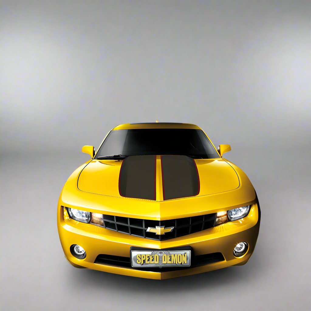 2010- Black Camaro Stripes  