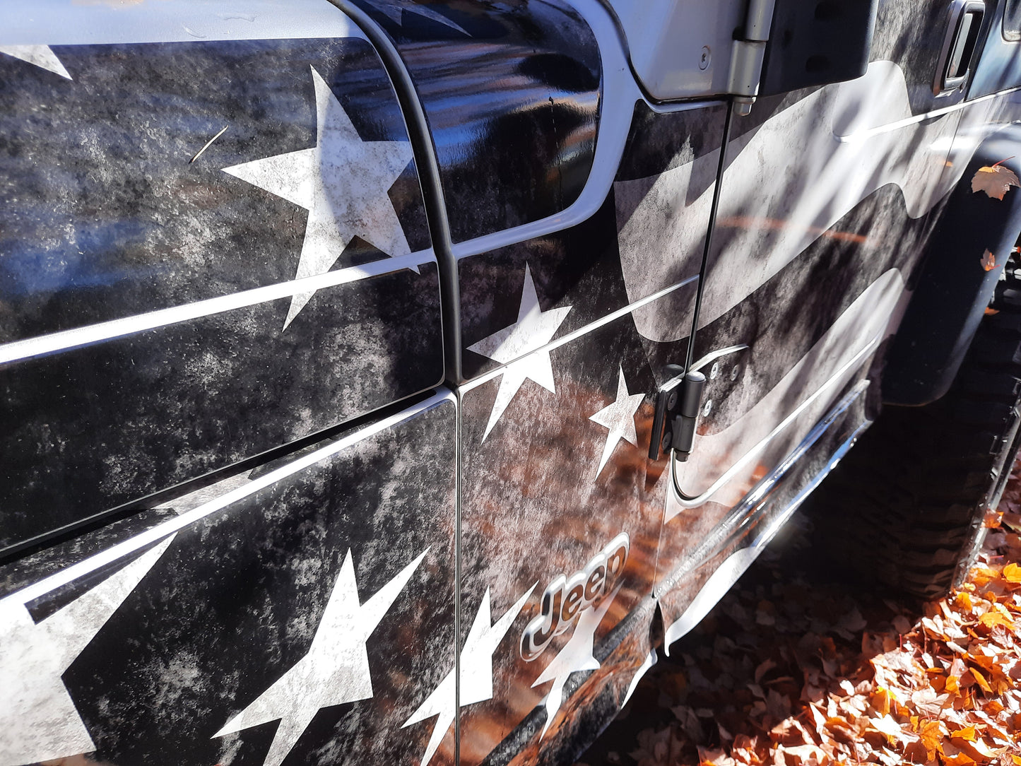 Urban Camo - Trail Armor For Jeep Wrangler TJ 1996-2006 Paint Protection Film Side Kit - Non-Magnetic