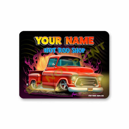 Red 1957 Chevy Garage Sign 