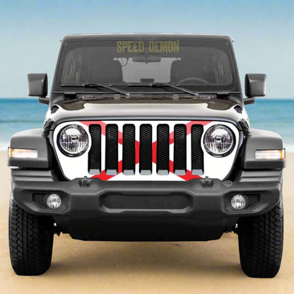  Alabama Flag  Jeep Wrangler Grill Wrap JL fits  2018-2025