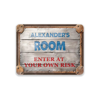 Personalized Boys Bedroom Door Sign - Alexanders Roon