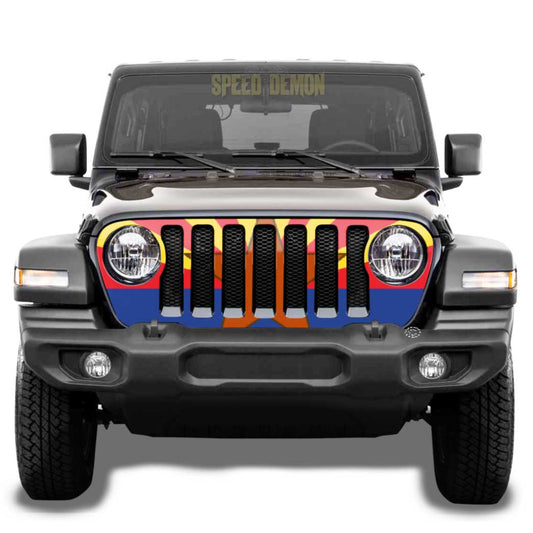 Jeep Wrangler Grill Wrap JL 2018-2025 Arizona Flag