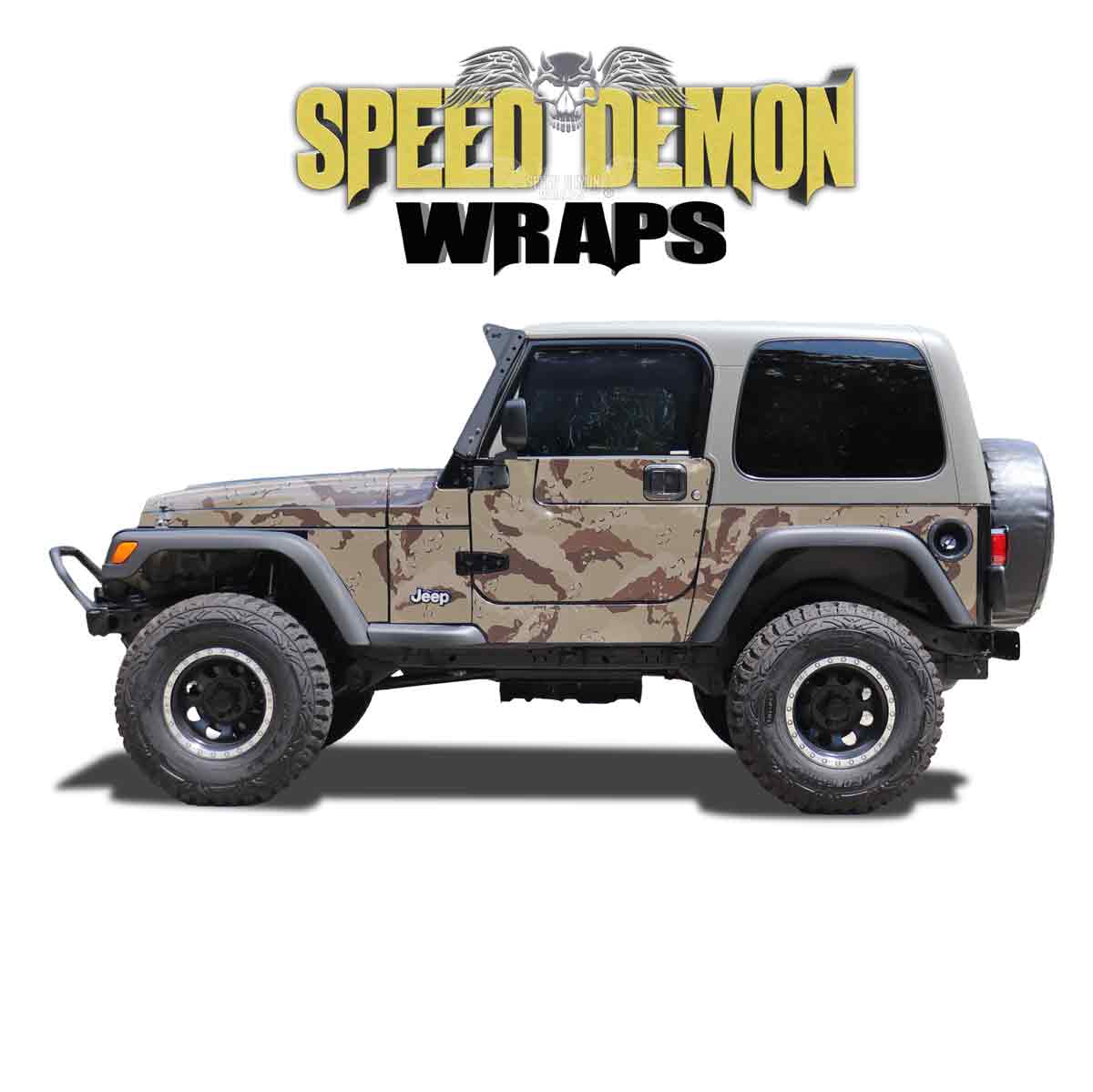 Per-cut TJ Jeep Wrangler Wrap Kit