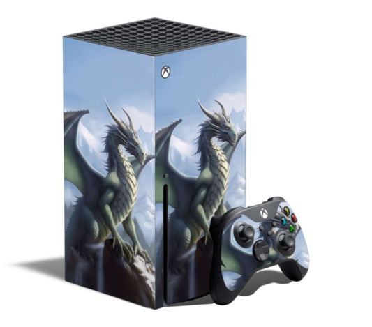 Xbox Console Wrap - Dragon in the Peaks - Series X