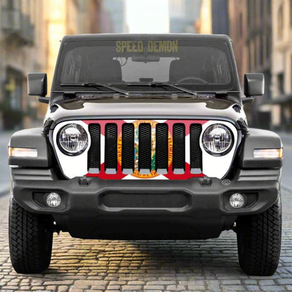 Jeep Wrangler Grill Wrap JL 2018-2025 Florida Flag