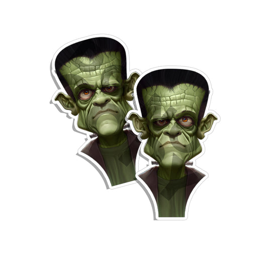 Frankenstein Monster Stickers Decals 2 Pack 