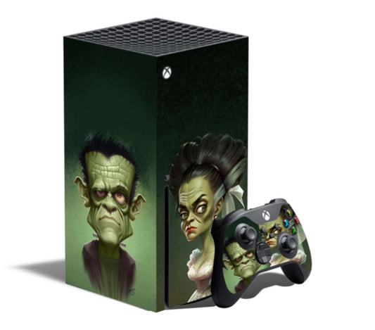 Xbox Console Wrap - Frankie and his Bride - Series X