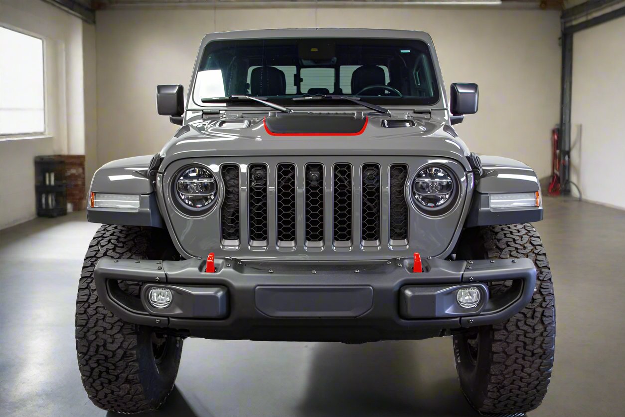 Adesivi Per Parafango Jeep Wrangler JL E Gladiator – 1 Paio Di Decalcomanie Finto Coccodrillo In Vinile Nero Opaco