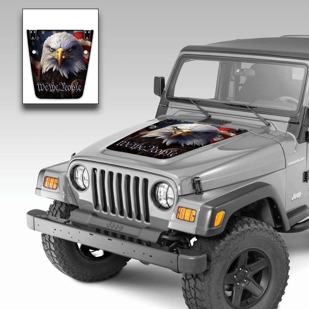 Jeep Wrangler Hood Stripe Kit - We The People 1997- 2006 TJ