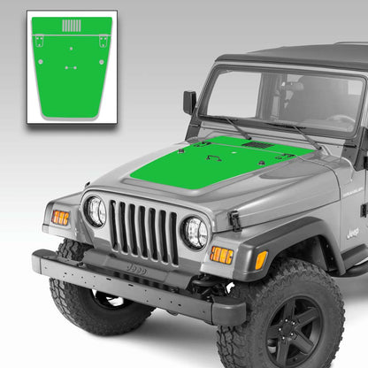 Jeep-Wrangler-Hood-Stripe-Green-1997---2006