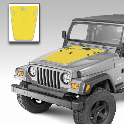 Jeep-Wrangler-Hood-Stripe-Yellow-1997---2006