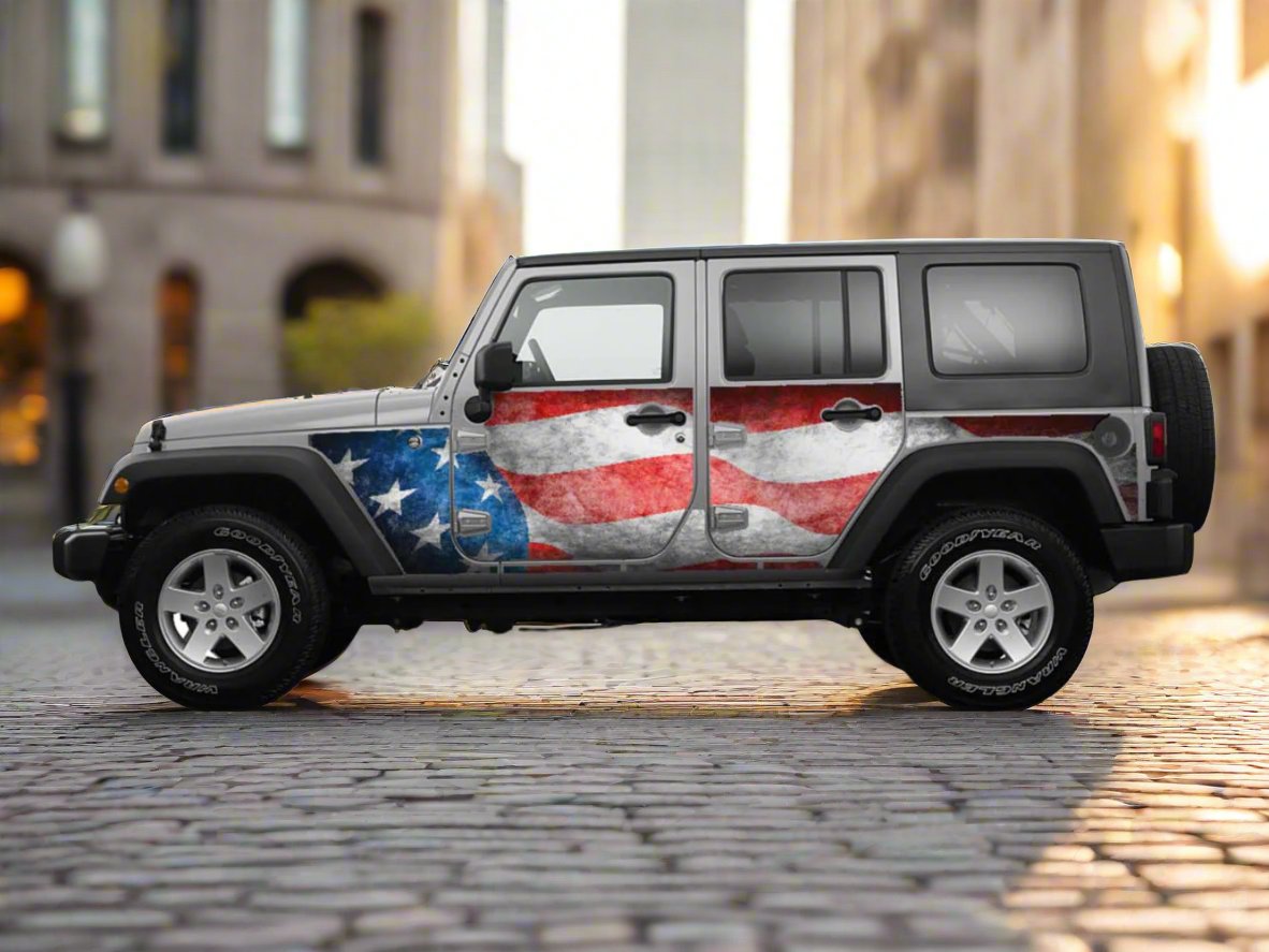 Jeep-Wrangler-JK  American-Flag-Trail-Armor-2007-2017