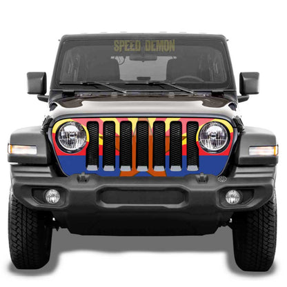 Jeep Gladiator Grill Wrap JL 2018-2025 Arizona Flag