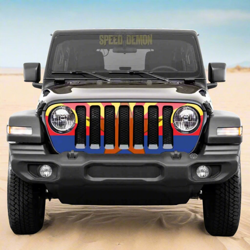 Jeep Gladiator Grill Wrap JL 2018-2025 AZ Flag