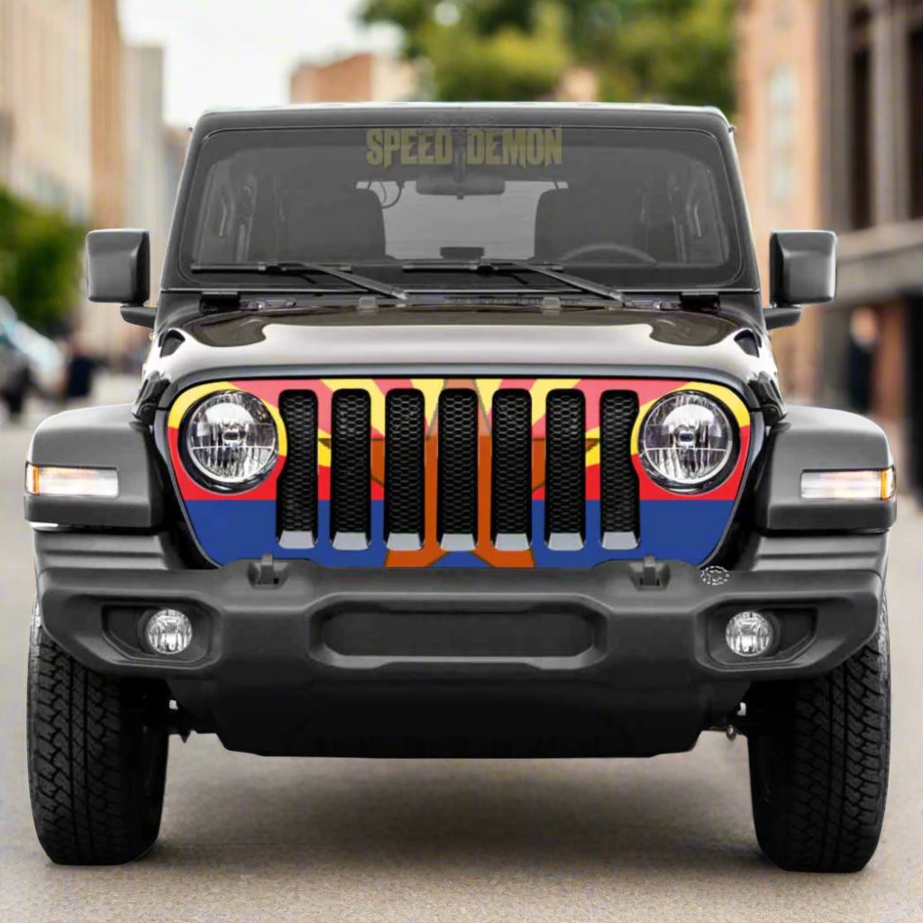 Jeep Gladiator Grill Wrap JL 2018-2025 Arizona Flag