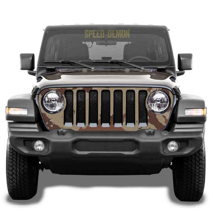 Jeep Gladiator Grill Wrap JL 2018-2025 Desert Camouflage