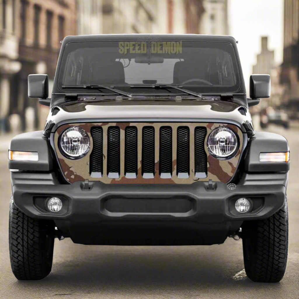 Jeep Gladiator Grill Wrap JL 2018-2025 Desert Camo