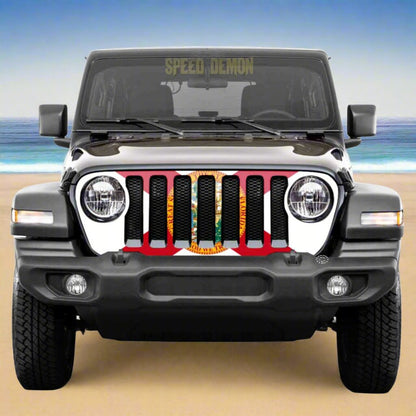Jeep Gladiator Grill Wrap JT 2020-2025 Florida Flag 