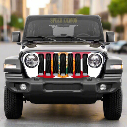 Jeep Gladiator Grill Wrap Florida Flag 
