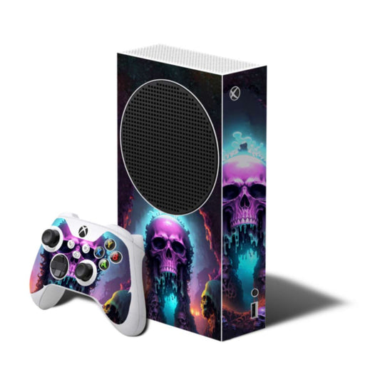 Xbox Console Wrap - Pink Skull Grotto - Series S