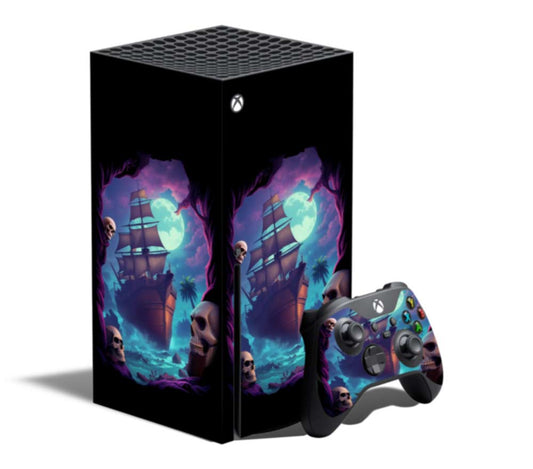 Xbox Console Wrap - Pirates Cove - Series X