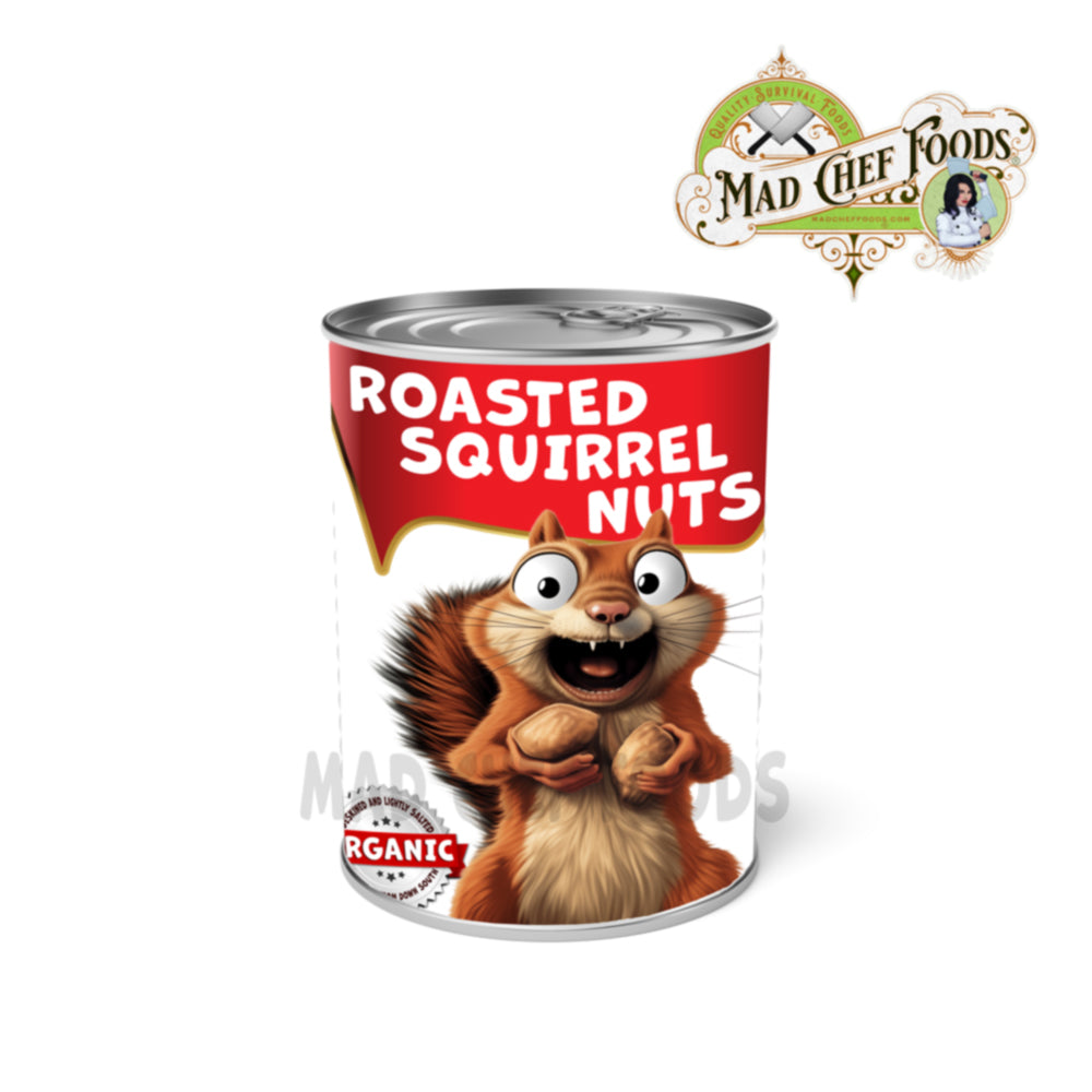 Roasted Squirrel Nuts Funny Prank Soup Can Labels Gag Gift – Speed ...