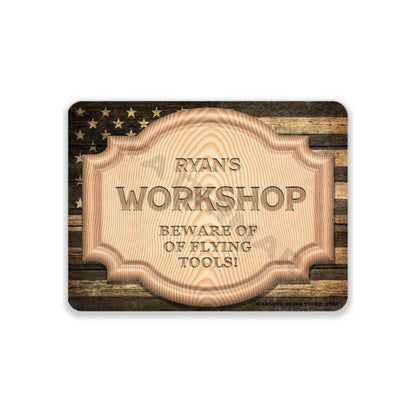  Personalized Ryans  Workshop Beware of Flying Tools