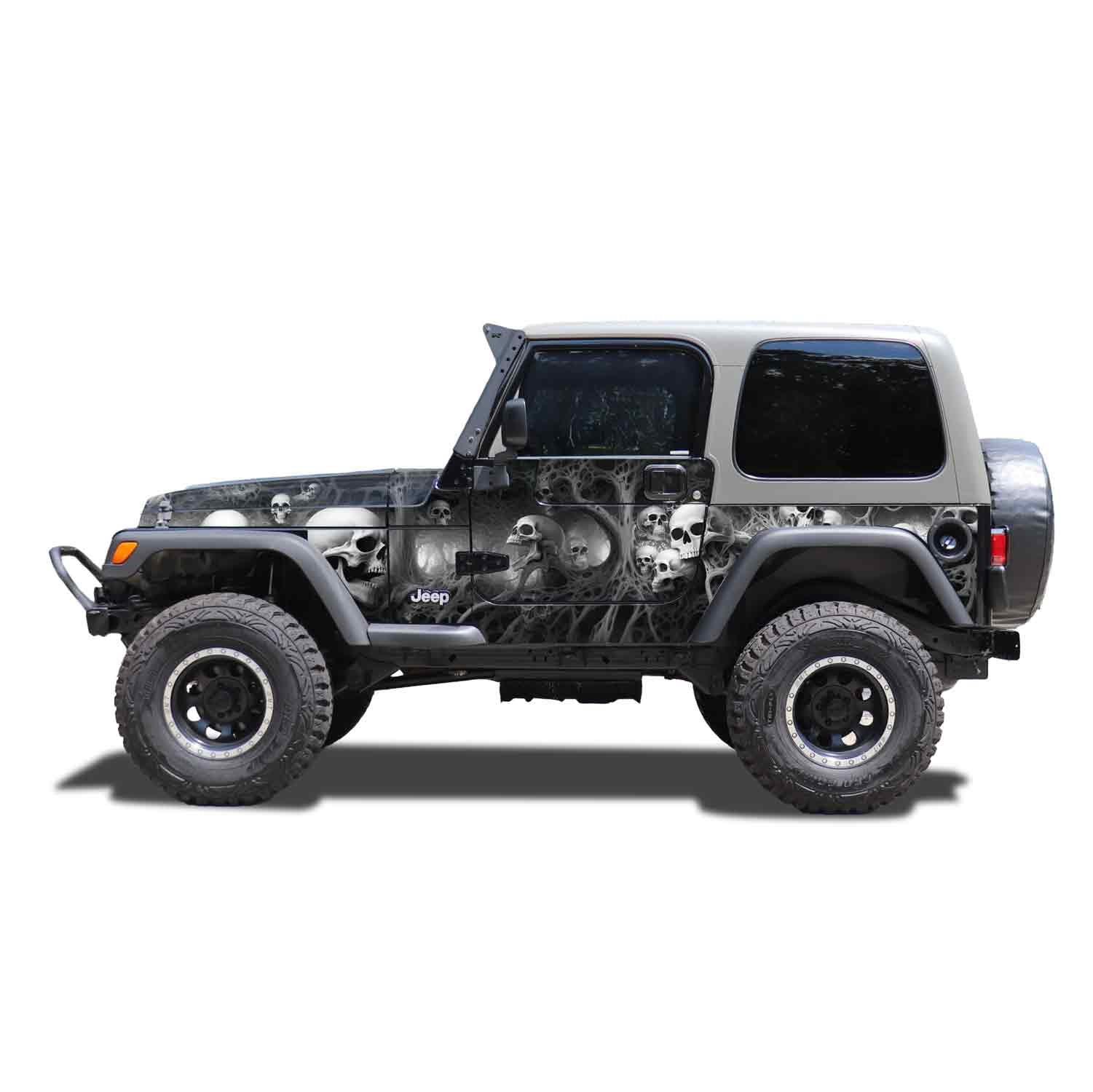 Sinister Skull Tj Jeep Wrangler Trail Armor