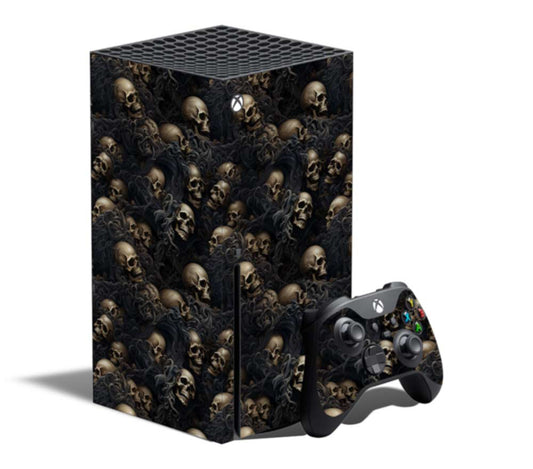 Xbox Console Wrap - Skulls and Tendrils - Series X